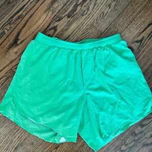 Lululemon Green Athletic Shorts